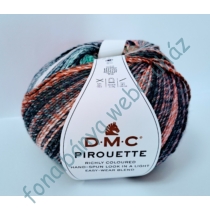  DMC Pirouette kötőfonal - rürkiz-rózsaszín-barnás-kékes-  # 274
