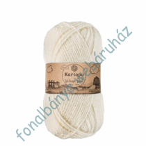   Kartopu Melange Wool kötőfonal - cukorfehér  # K013