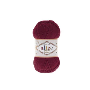  ! Kifutó termék ! Alize Cotton Gold hobby kötőfonal - bordó  # 390