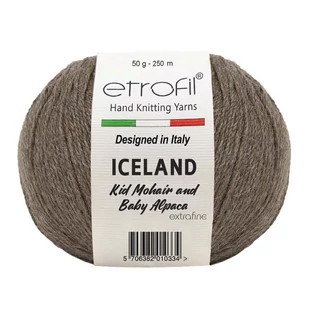   Etrofil Iceland kötőfonal, világosbarna - # 06095