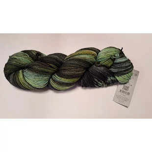   Gazzal Happy Feet -kézzel festett zoknifonal - olajzöld-barna # GHF3262