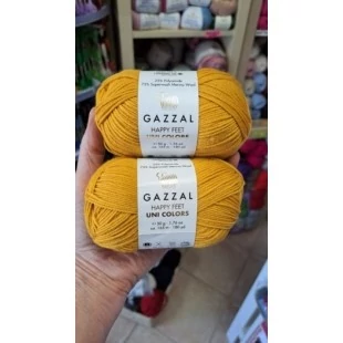   Gazzal Happy Feet zoknifonal - sárga # GHFU3559