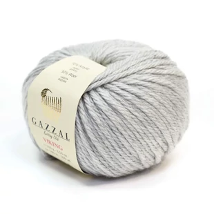   Gazzal Viking kötőfonal - gyöngy szürke  # GV-4011