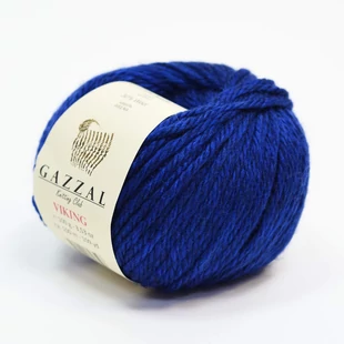   Gazzal Viking kötőfonal - királykék  # GV-4017