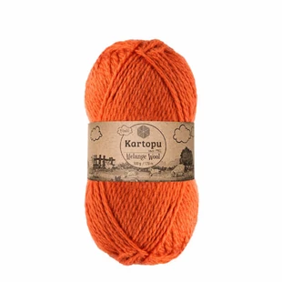  Kartopu Melange Wool kötőfonal - sárgarépa  # K1210