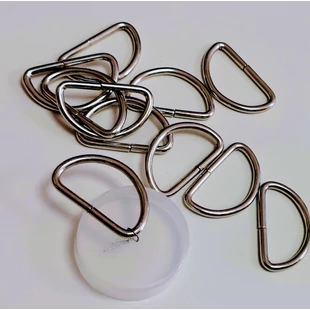   Fém, fél karika - bronz - fém # KK-táska-6785-32-AKU