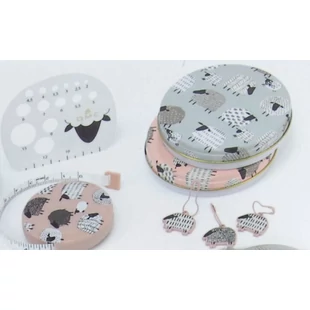   DMC Barikás, rózsaszín szemjelölő, rózsaszínű fém dobozban - rózsaszín  # U1966-Pink