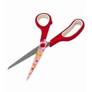   Általános olló - piros virágos # B4820.1