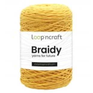   Loop'n Craft Braidy zsinórfonal - napsárga # LCB30