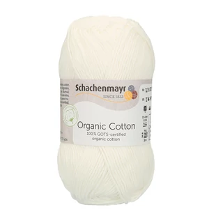   Schachenmayr Organic Cotton kötőfonal - fehér  # 01