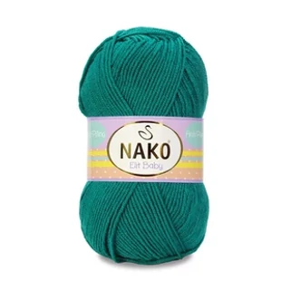   Nako Elit Baby - smaragd zöld # NEB-10327