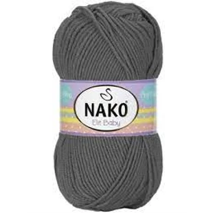   Nako Elit Baby - sötét szürke # NEB-10994