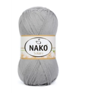   Nako Solare kötő- és horgolófonal - szürke  # 11239