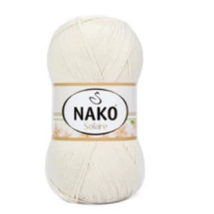   Nako Solare - Bonip kötő- és horgolófonal - törtfehér  # 02