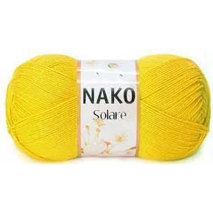   Nako Solare kötő- és horgolófonal - kukorica sárga  # 6949