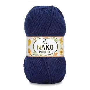   Nako Bonjour kötőfonal - sötétkék # N-B-11458
