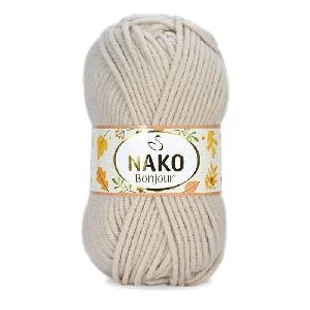   Nako Bonjour kötőfonal - halvány bézs # N-B-23691