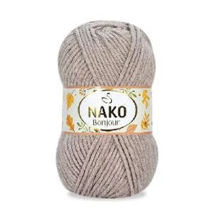   Nako Bonjour kötőfonal - drapp # N-B-381
