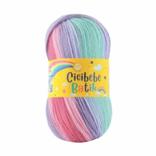   Cicibebe Batik kötőfonal - szivárvány - # 55