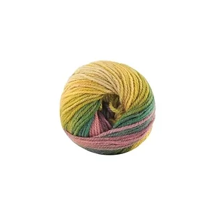   Papatya Batik Chunky # PBC113 - sárgás-zöld-rózsa árnyalatok