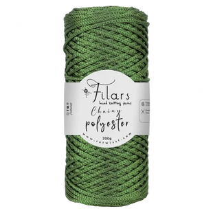   Retwisst Filars Polyester láncos makramé és zsinórfonal 2 mm - zöld # Rw-31006