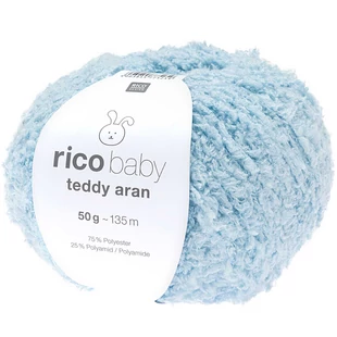   Rico Baby Teddy aran kötőfonal - világoskék  # Rico-6