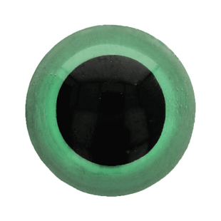   Biztonsági szem fekete-zöld szélű 6 mm # KK-Bsz-5633-06-525