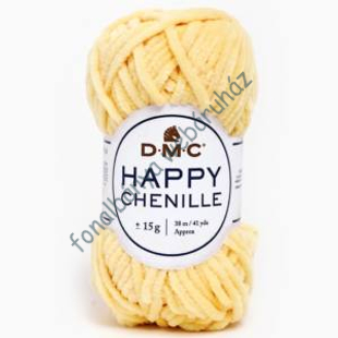   DMC Happy Chenille fonal - vanília sárga  # 14