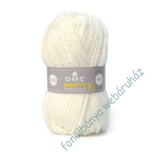   DMC Knitty10 Extra Value kötőfonal - nyers fehér  # 812