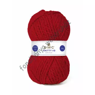   DMC Knitty10 Extra Value kötőfonal - sötét piros # 833