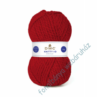   DMC Knitty10 Extra Value kötőfonal - sötét piros # 833