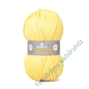  DMC Knitty10 Extra Value kötőfonal - sárga  # 957