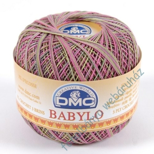   DMC Babylo 10 horgolócérna 50 gr - rózsa-pink-kék-zöld  # DMC-10-4502