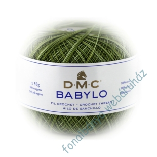   DMC Babylo 20 horgolócérna 50 gr - zöld-fehér  # DMC-20-94