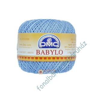   DMC Babylo 10 horgolócérna 50 gr - világos kék  # DMC-10-3840