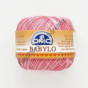   DMC Babylo 20 horgolócérna 50 gr - rózsaszín-fehér  # DMC-20-62