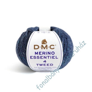   DMC Merino Essentiel 4 Tweed kötőfonal - sötétkék  # DMC-MET-903