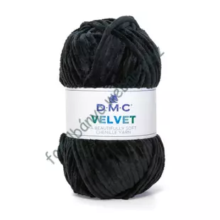   DMC Velvet kötőfonal - fekete  # DMC_V_010
