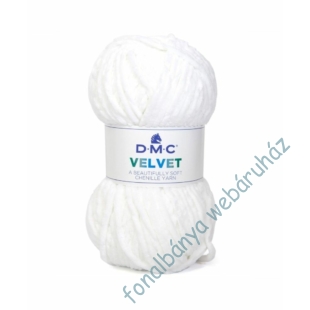   DMC Velvet kötőfonal - fehér  # DMC_V_002