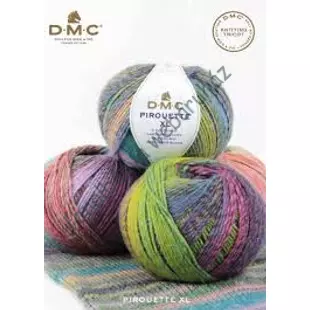 Kép 2/4 -   DMC Pirouette XL - multicolor - türkiz kék-zöld-lila-rózsa # DMCPXL-1102