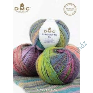 Kép 2/4 -   DMC Pirouette XL - multicolor - türkiz kékek-zöldek-pink-sárga-lila # DMCPXL-1104