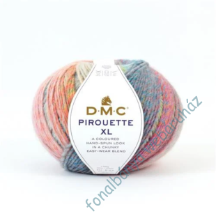   DMC Pirouette XL - multicolor - lilás-rózsa-kék-drapp-tégla # DMCPXL-1101