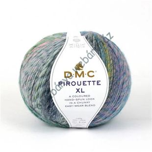   DMC Pirouette XL - multicolor - türkiz kék-zöld-lila-rózsa # DMCPXL-1102