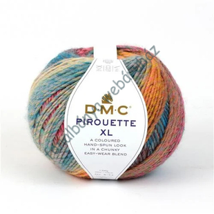   DMC Pirouette XL - multicolor - türkiz kékek-zöldek-pink-sárga-lila # DMCPXL-1104