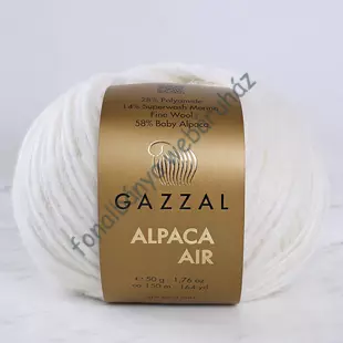   Gazzal Alpaca Air - nyers fehér # GA-70