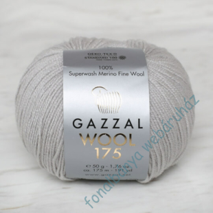 Gazzal Wool 175 Superwash Merino Fine - szürke # GW301