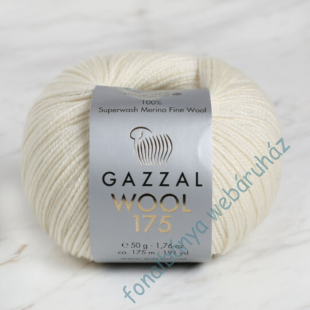 Gazzal Wool 175 Superwash Merino Fine - krém # GW339