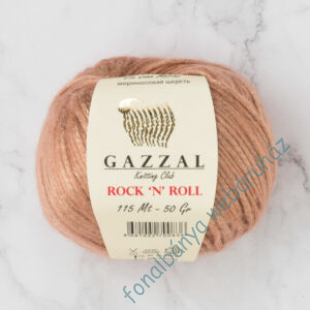   Gazzal Rock N' Roll kötőfonal - aranyló mogyoró # GR13479