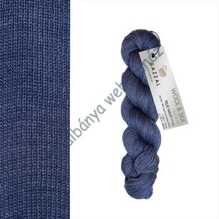  Gazzal Wool & Silk  - True Navy # GWSilk11163