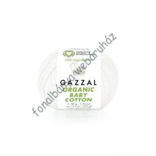   Gazzal Organic Baby Cotton -fehér # G-OBC-415